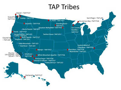 TAP Tribes map graphic